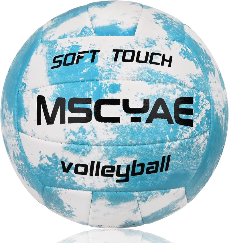 MSCYAE Volleyball Official Size 5,Soft Touch Volleyballs for Kids Youth Adults, Indoor Outdoor Volleyball for Beginners Backyard Park Beach Play Ball Games(Best Gift) - Image 1